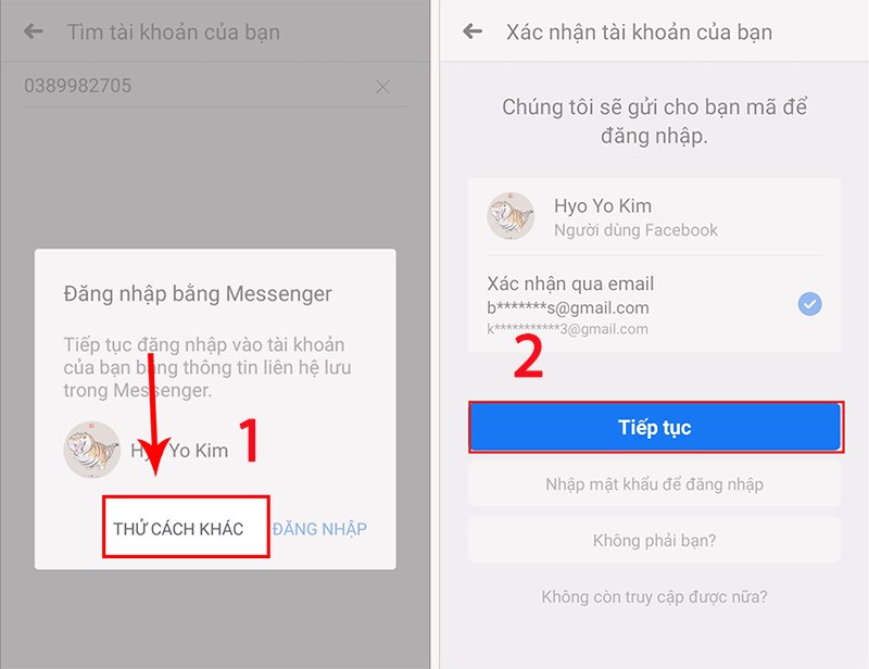 cách nhanh nhất lấy lại mật khẩu facebook