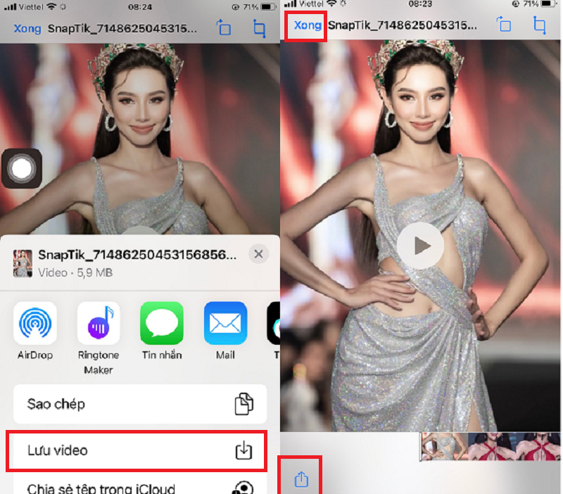 Làm sao để tải video tiktok không có nút lưu và không có logo