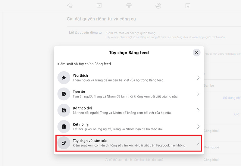 Cách ẩn lượt like bài viết facebook