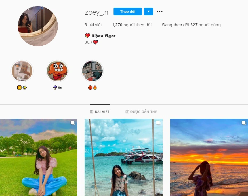 Cách chọn tên Instagram cho nữ sang chảnh nhất