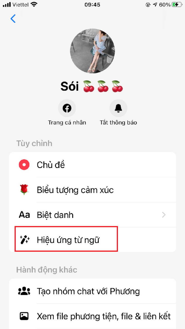 Cách thêm các hiệu ứng messenger độc đáo thú vị