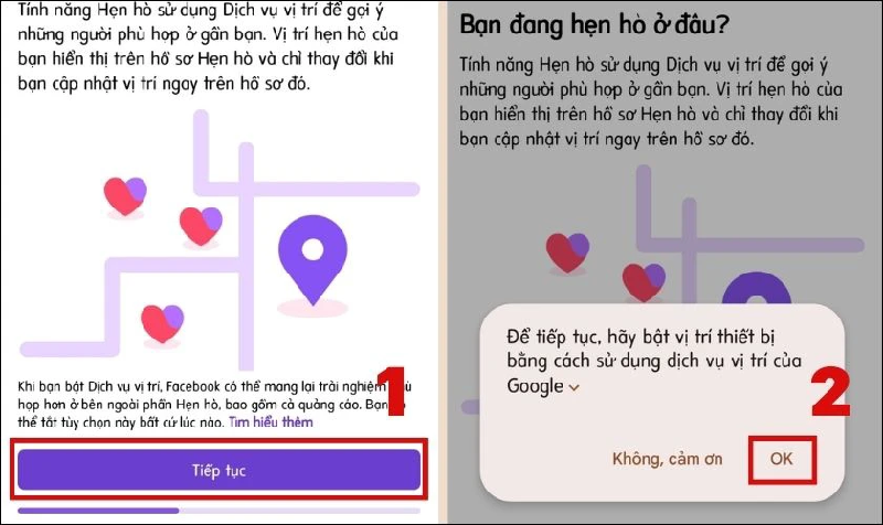 Cách dùng tính năng hẹn hò trên facebook